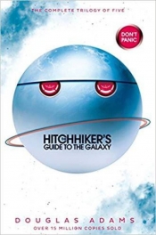 Book Cover for the hitchhiker's guide to galaxy