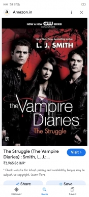 Book Cover for The Vampire Diaries Book Cover for The Vampire Diaries