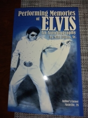 Book Cover for Performing Memories of Elvis an autobiography