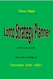 Book Cover for Three Digit Lotto Strategy Planner Full Pick 3 Sequence 0-9 Book Cover for Three Digit Lotto Strategy Planner Full Pick 3 Sequence 0-9