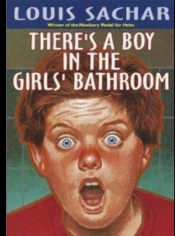 Book Cover for There's a boy in the girl's bathroom bathroom Book Cover for There's a boy in the girl's bathroom bathroom