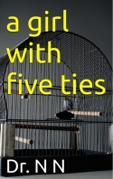 A girl with five ties