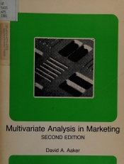 Book Cover for Multivariate analysis in marketing Book Cover for Multivariate analysis in marketing