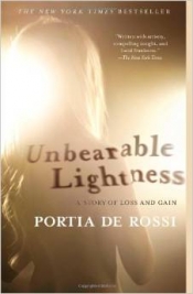 Book Cover for unbearable lightness Book Cover for unbearable lightness